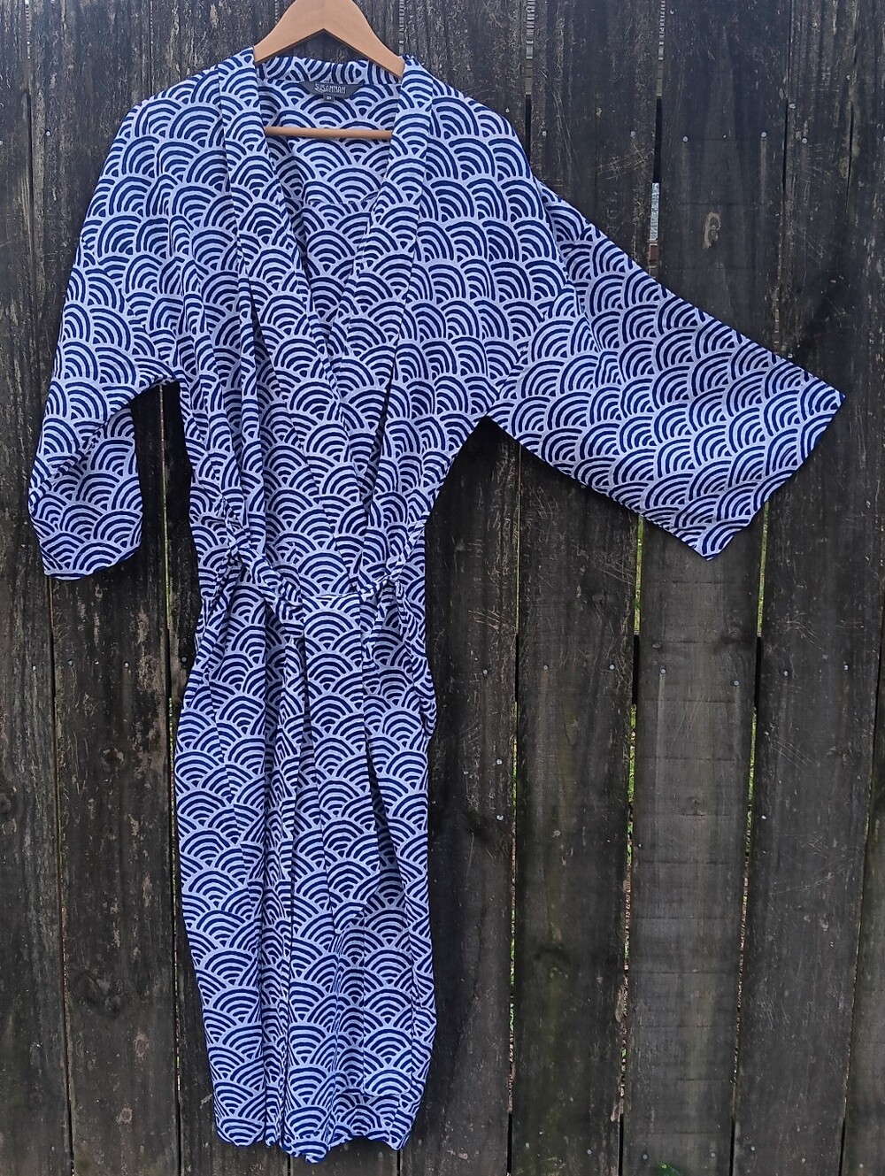 Susannah Kimono Style Organic Cotton Robe